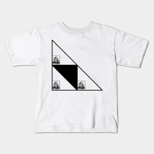 Right Engels - Friedrich Engels Right Angles Funny Philosophy Design Kids T-Shirt